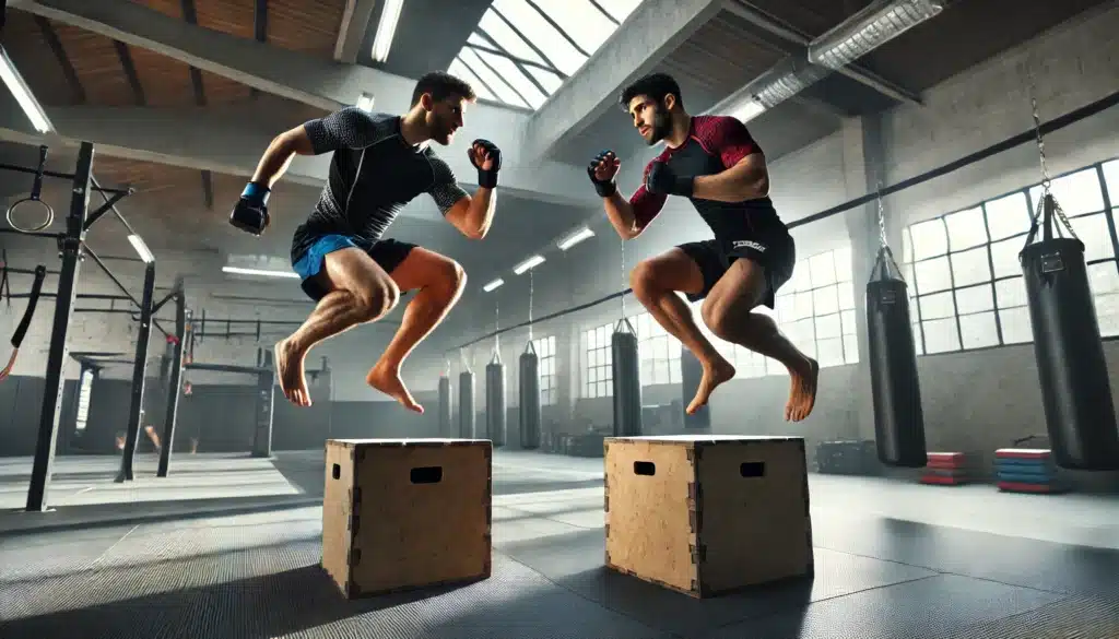 Les box jump dans les sports de combats