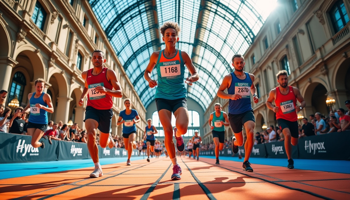 découvrez le parcours inspirant d'anthony casano, vainqueur de la course de fitness hyrox au grand palais de paris. plongez dans l'univers de cet événement dynamique et explorez la détermination et l'énergie qui ont mené à sa victoire martégale.