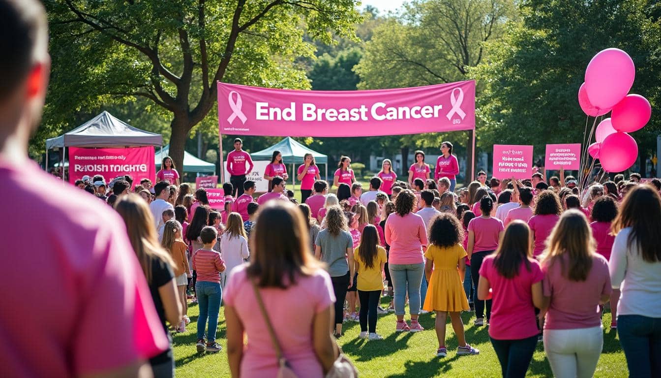 à plérin, une collecte exceptionnelle de 1 468 € a été organisée pour soutenir la lutte contre le cancer du sein triple négatif, une forme agressive touchant les femmes.