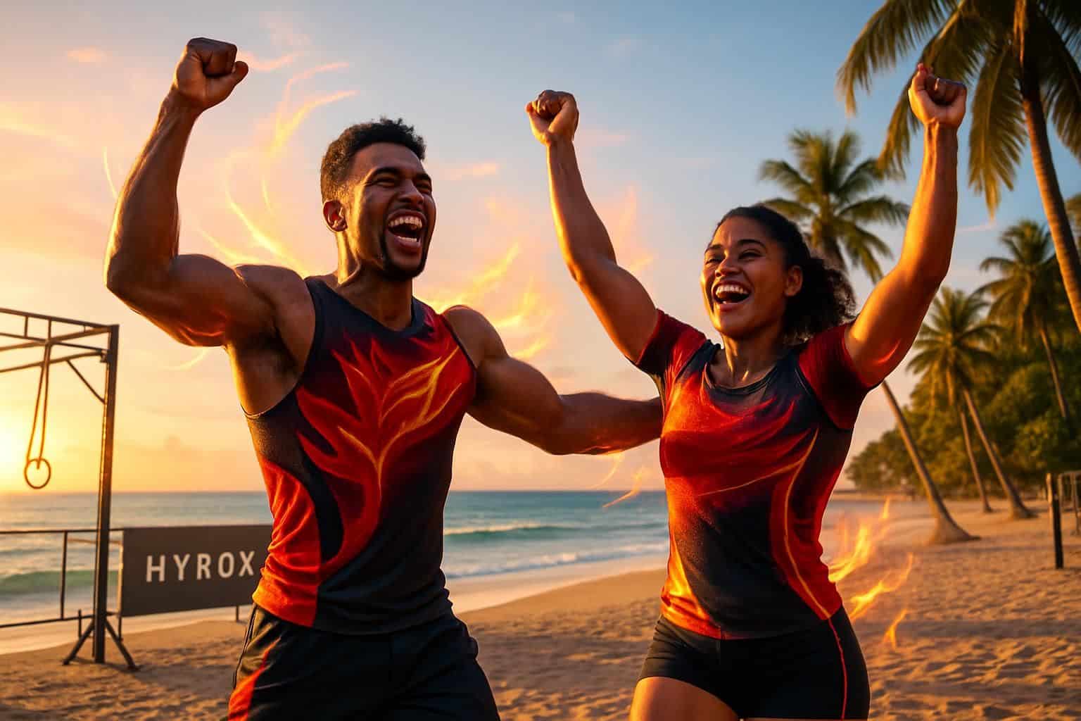 les phénix brillent au défi hyrox challenge fwi à moule avec une double victoire éclatante, montrant leur force et leur détermination.