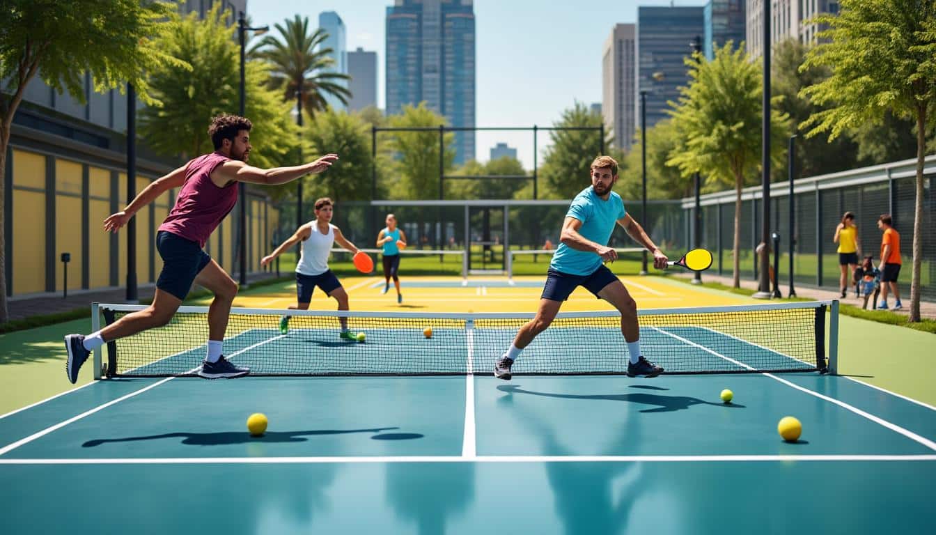 découvrez les nouvelles tendances sportives à la mode : padel, pickleball, crossfit et bien d'autres activités pour rester en forme et s'amuser.