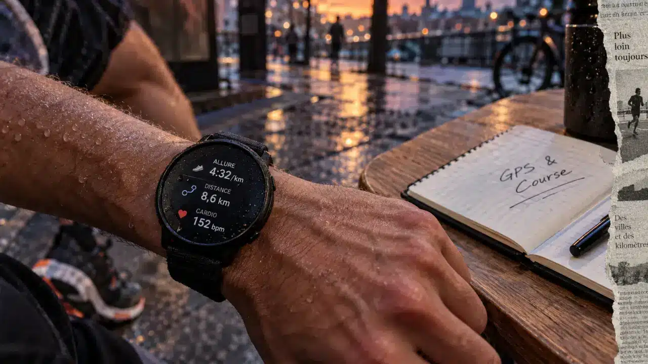 Montre course à pied GPS cardio autonomie au poignet