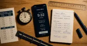 Temps course à pied : calcul allure, vitesse, temps de passage