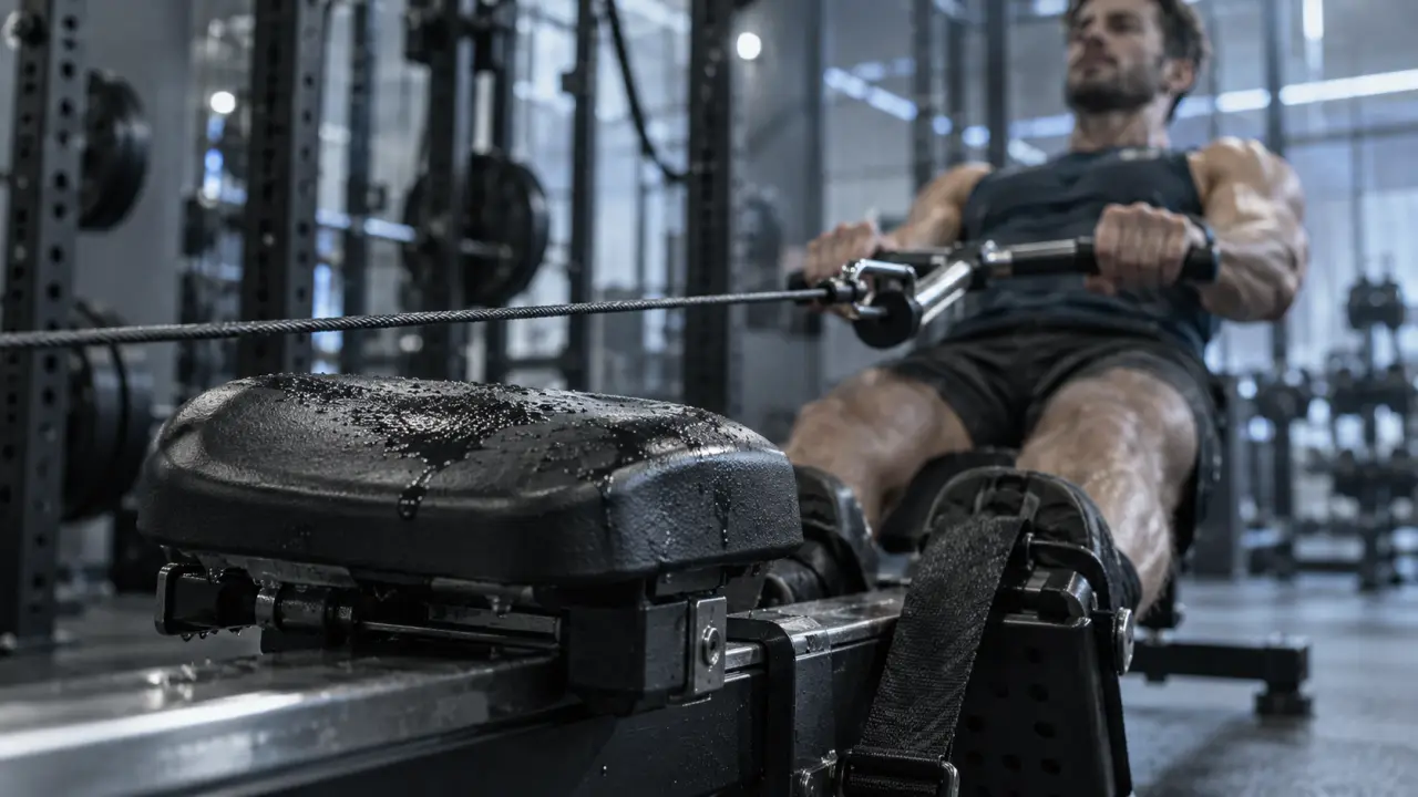 Rameur muscles sollicités : jambes puissantes, bras fin de traction